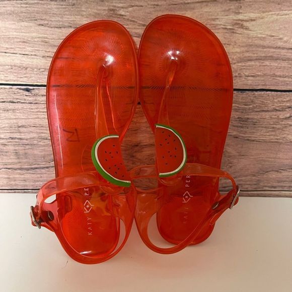 Katy Perry Other - Katy Perry Jelly Sandals Size 1 Girls - Watermelon
